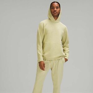 Lululemon At Ease Hoodie MENS
Heathered Dew green/black in size large